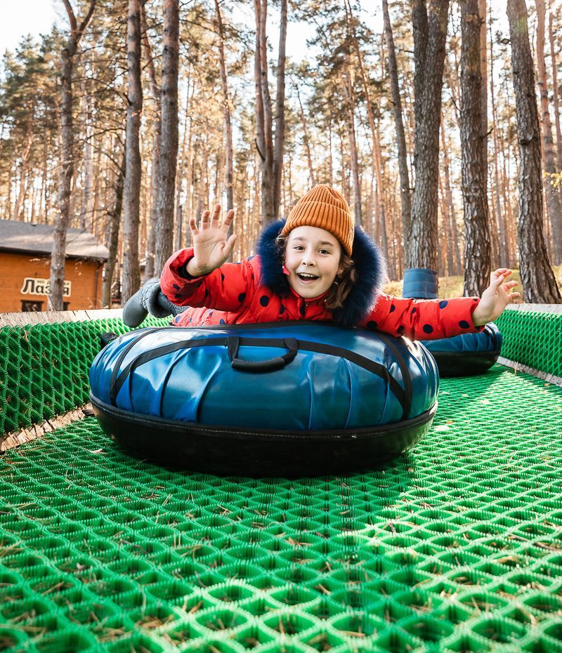Tubing slide